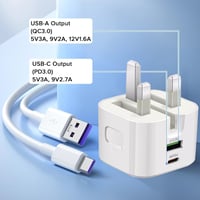 DNSEA USB-C Töltő iPhone 17/16/15/14/13 Dual Port 20W Gyorstöltő Adapter 5