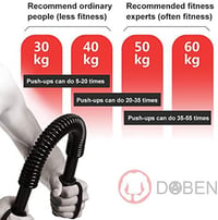 DOBEN Professional King Spring Hajlítható Súlyzó Erőedzéshez 20-60 kg 4