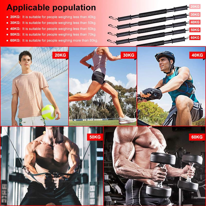 DOBEN Professional King Spring Hajlítható Súlyzó Erőedzéshez 20-60 kg
