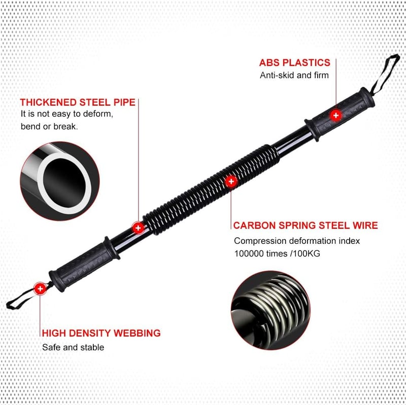 DOBEN Professional King Spring Hajlítható Súlyzó Erőedzéshez 20-60 kg