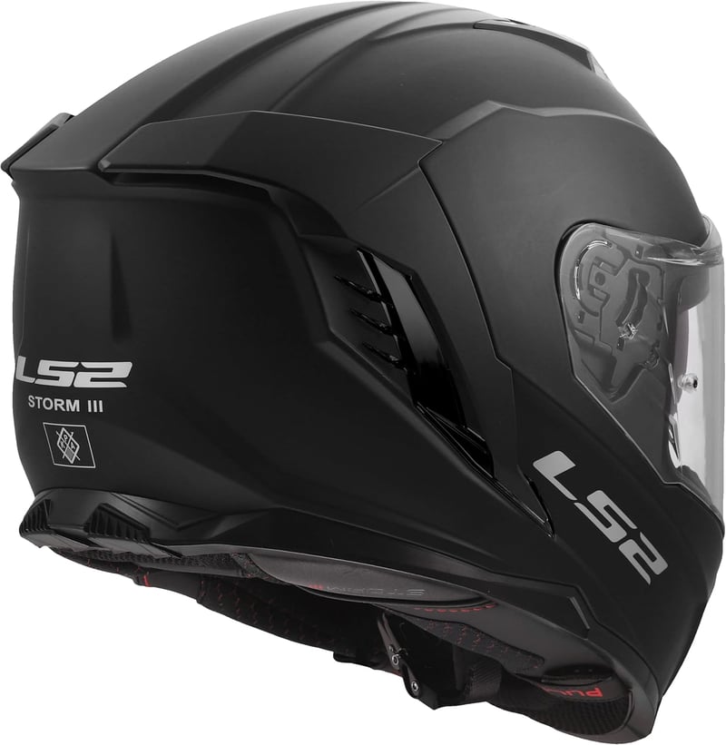 DOBLE XX LS2 FF818 Storm III Matt fekete teljes sisak ECE 22.06 M
