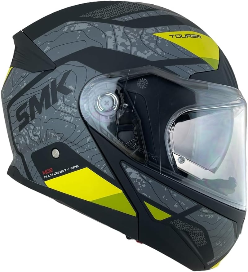 DOBLE XX Modular GULLWING Navigator sárga-szürke bukósisak 4XL
