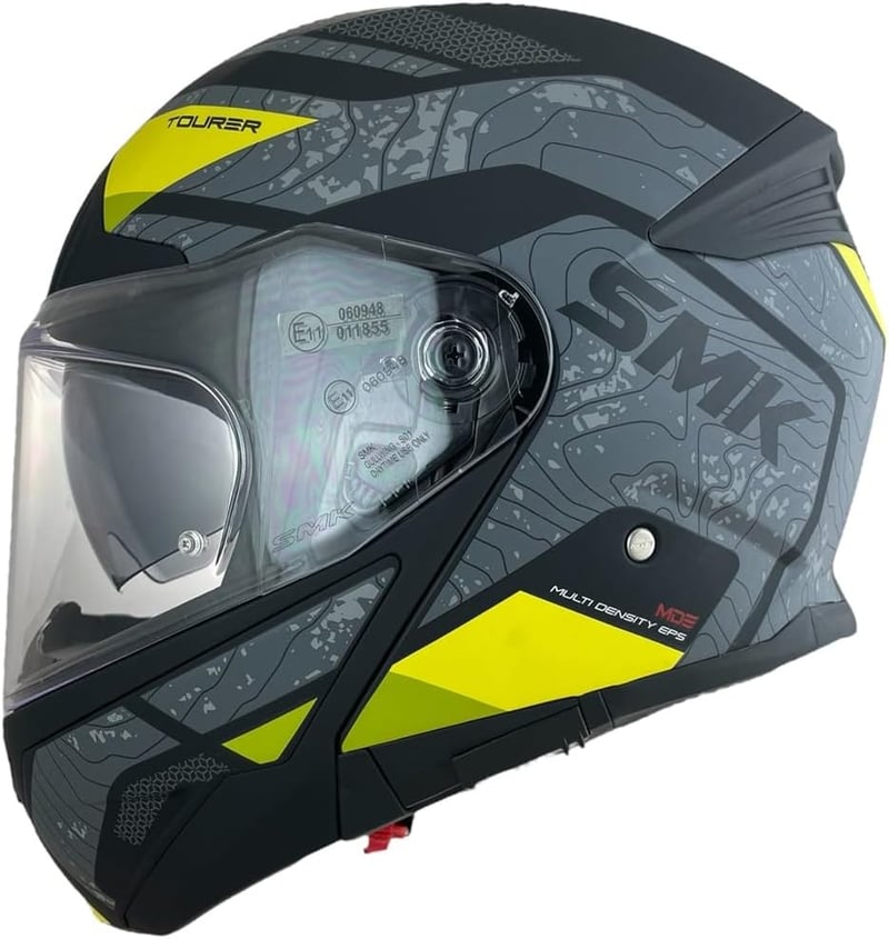 DOBLE XX Modular GULLWING Navigator sárga-szürke bukósisak 4XL