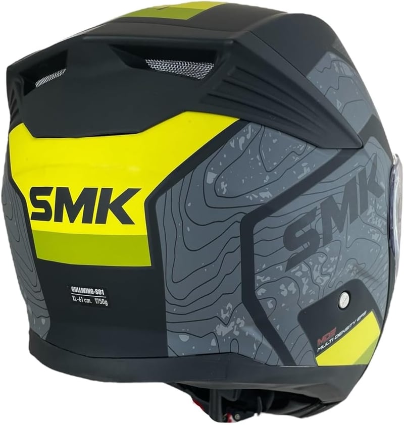 DOBLE XX Modular GULLWING Navigator sárga-szürke bukósisak 4XL