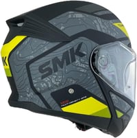 DOBLE XX Modular GULLWING Navigator sárga-szürke bukósisak 4XL 7