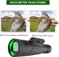DOCANIO 10-30x Zoom Monokuláris Távcső BAK4 Prism FMC Tripod Tartóval Madármegfigyeléshez Koncerthez 3