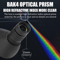 DOCANIO 20-60x80 Zoom Teleszkóp IPX6 Vízálló BAK4 Optika Madármegfigyeléshez 5