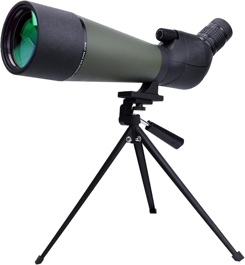 DOCANIO 20-60x80 Zoom Teleszkóp IPX6 Vízálló BAK4 Optika Madármegfigyeléshez