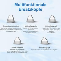 DOCOCO Pórustisztító Szívóeszköz 3 Fokozattal és 5 Fejjel Mitesszer Eltávolítóhoz 3