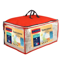 Celoročný paplón DODO 200x200 cm biely, polyesterová výplň, prateľný na 40 °C, pre 1-2 osoby, mäkká prikrývka z mikrovlákna 3