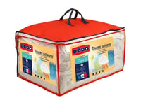 Celoročný paplón DODO 200x200 cm biely, polyesterová výplň, prateľný na 40 °C, pre 1-2 osoby, mäkká prikrývka z mikrovlákna 1