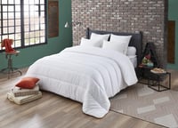 Teplý paplón DODO Arizona, 240x260 cm, pre 2 osoby, biely, 100 % polyester, možno prať v práčke, ultra mäkký a nadýchaný 1