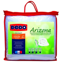Teplý paplón DODO Arizona, 240x260 cm, pre 2 osoby, biely, 100 % polyester, možno prať v práčke, ultra mäkký a nadýchaný 4
