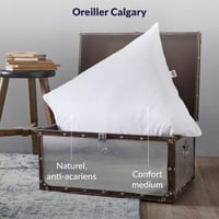 DODO Calgary Lúd és Kacsa Toll Párna – 65x65 cm, Medium, 30% Pehely, Fehér 2