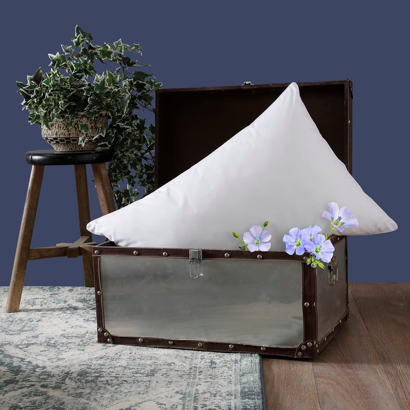 Set 2 perne DODO Lin'Finis 50x70 cm - Fermitate ridicată, tratament antiacarieni, perne sintetice îmbogățite cu ulei de in