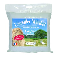 DODO Meribel természetes párna 2 db, 60x60 cm, kemény tartás, 100% tollpehely, mosógépben mosható 40°C-on, fehér 4