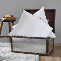 DODO Meribel természetes párna 2 db, 60x60 cm, kemény tartás, 100% tollpehely, mosógépben mosható 40°C-on, fehér 8