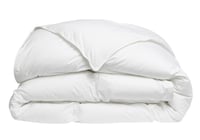 DODO Bavlnená posteľná bielizeň z perkálu 220x240 cm – pre 2 osoby, biela, antialergénna, 100 % bavlnený perkál, polyesterová výplň Suprelle Senso Protect 5