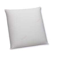 Ergonomický vankúš z pamäťovej peny DODO Vegetal 60x60 cm biely, s podporou krčnej chrbtice, so snímateľným a prateľným poťahom 1