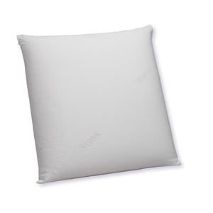 DODO Vegetal ergonomska jastučnica od memorijske pjene 60x60 cm bijela, s potporom za vrat, uklonjivom i perivom navlakom