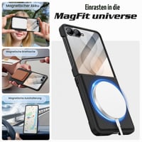 Husă Doeshine pentru Samsung Galaxy Z Flip 8, compatibilă cu MagSafe, husă de protecție neagră 3