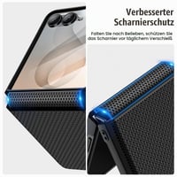 Husă Doeshine pentru Samsung Galaxy Z Flip 8, compatibilă cu MagSafe, husă de protecție neagră 4