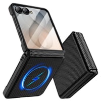 Husă Doeshine pentru Samsung Galaxy Z Flip 8, compatibilă cu MagSafe, husă de protecție neagră 1