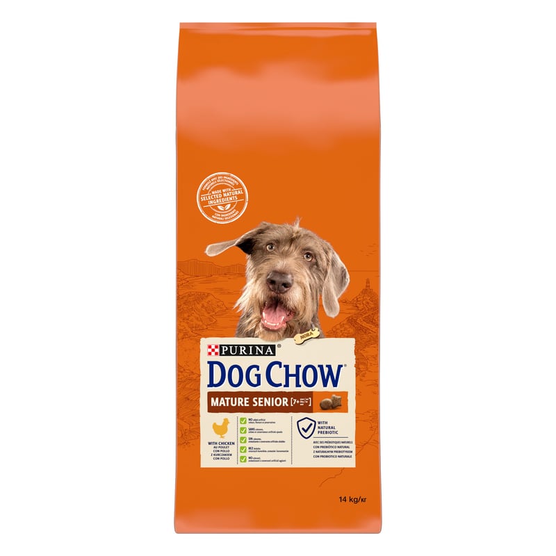 Dog Chow Adult Light suché krmivo pre dospelé psy s kuraťom – 14 kg