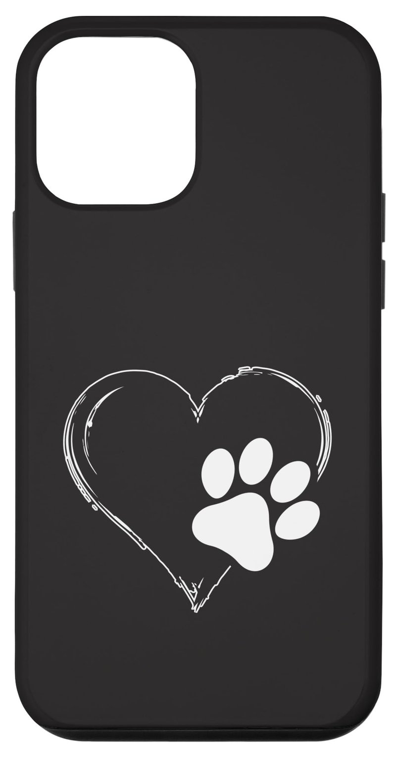 Dog Love Merch maskica za iPhone 12 Mini s uzorkom pseće šape za ljubitelje pasa