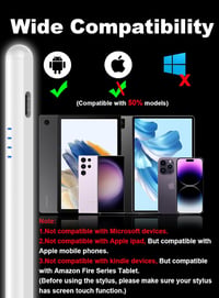 DOGAIN Stylus Pen fehér mágneses érintőceruza Samsung Tab A11+ Huawei Lenovo tablethez 2