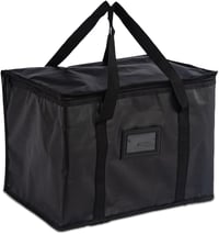 Geantă frigorifică pliabilă dogmoon 20L, geantă de picnic izolată reutilizabilă, etanșă și impermeabilă, geantă de cumpărături portabilă pentru camping și grătar, negru 8