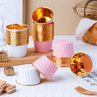 dogmoon Papír muffin sütőformák 150 db cupcake kapszlik alufóliás béléssel esküvő szülinap 7