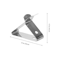 DOITOOL Rozsdamentes Acél Hőmérő Szonda Tartó Klip 6 db - Grillhez, Füstölőhöz, Sütőhöz - Környezeti Hőmérséklet Méréshez 3