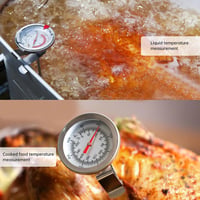 DOITOOL Rozsdamentes Acél Hőmérő Szonda Tartó Klip 6 db - Grillhez, Füstölőhöz, Sütőhöz - Környezeti Hőmérséklet Méréshez 4