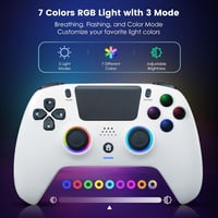 DoJoZone Wireless PS4 Kontroller Hall Triggerrel, RGB Világítás, Drift Mentes Joystick 3