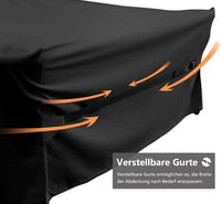 Dokon Kerti Bútor Takaró 120x90cm Vízálló UV-Védett Oxford Szövet 6