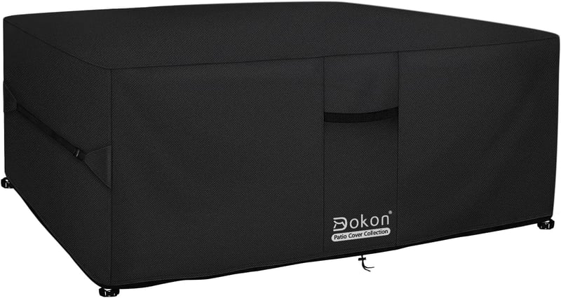 Dokon kerti bútor takaró 250x250x90cm vízálló UV-álló 600D Oxford