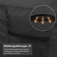 Dokon kerti bútor takaró 250x250x90cm vízálló UV-álló 600D Oxford 5