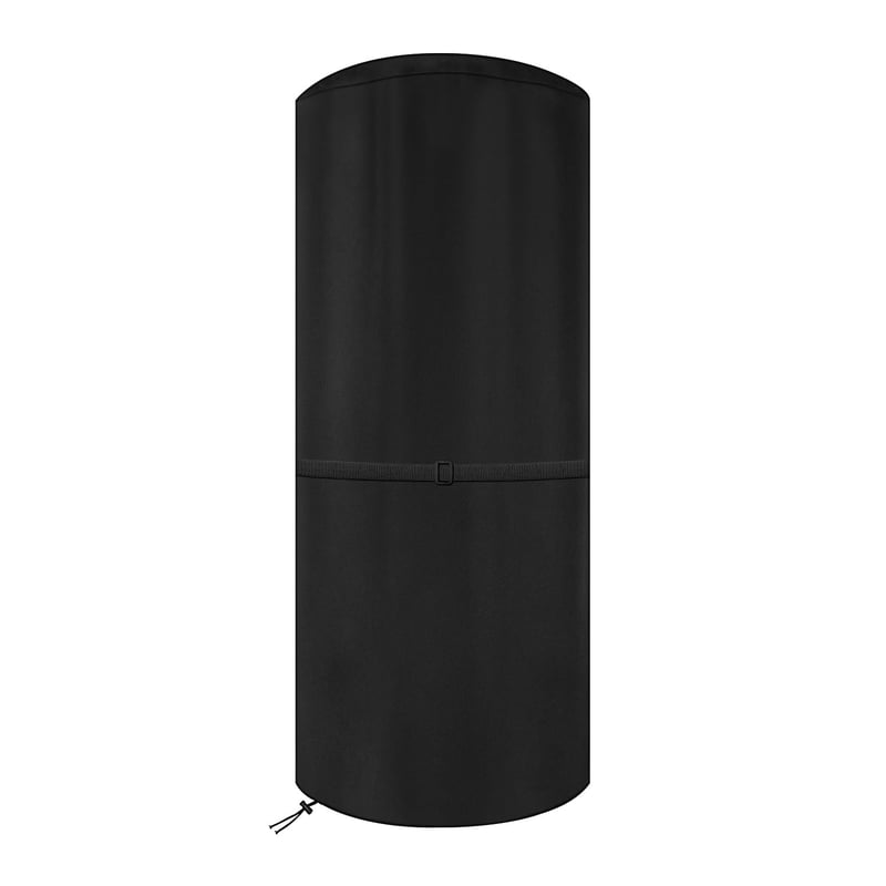 Ochranný obal na terasový ohrievač Dokon, vodoodolný, odolný voči UV žiareniu - čierny - 50x50x120 cm
