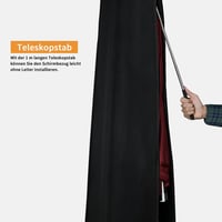 Dokon Napernyő Védőhuzat 400cm-ig, Vízálló Téli Takaró UV Védelemmel 6