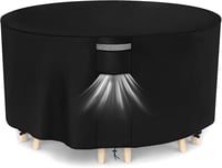 Dokon vízálló kerti bútor takaró 128cm, UV és szélálló Oxford szövet 1
