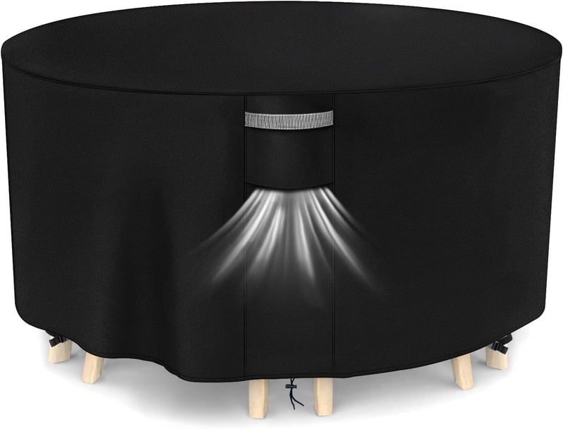 Dokon vízálló kerti bútor takaró 128cm, UV és szélálló Oxford szövet