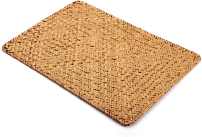 DOKOT Szalmaszövet Tányéralátét 4db Csúszásmentes Hőálló Asztali Dekoráció - Pack of 4