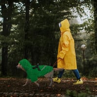 Dolahovy Kutyaesőkabát Kapucnival, Vízálló Kutyapóni Reflektív Hám XL 5
