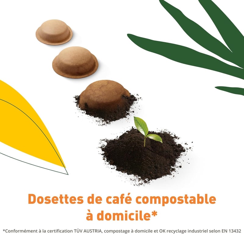 Dolce Gusto NEO Krups kávéfőző + 3 csomag komposztálható kávékapszula