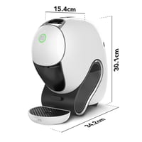Espressor Dolce Gusto NEO Krups pentru capsule compostabile, tehnologie SmartBrew, 15 bari, Alb 6
