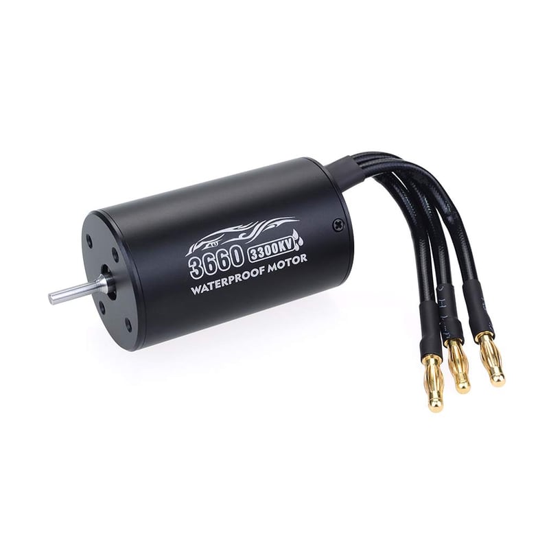 DollaTek 3660 3300KV vízálló RC motor 60A ESC 1/8/10 autómodellhez