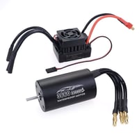 DollaTek 3660 3300KV vízálló RC motor 60A ESC 1/8/10 autómodellhez 1