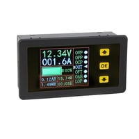 DollaTek Digitálny DC multimeter 0-90V 100A voltmeter ampérmeter merač výkonu wattov kapacity batérie LCD displej Hallov snímač 12V 24V 48V 60V 80V 2