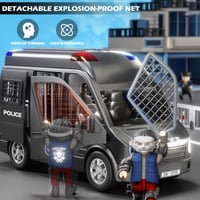 Doloowee trecie policajné auto so svetlom a zvukom – pre deti od 3 do 12 rokov 4